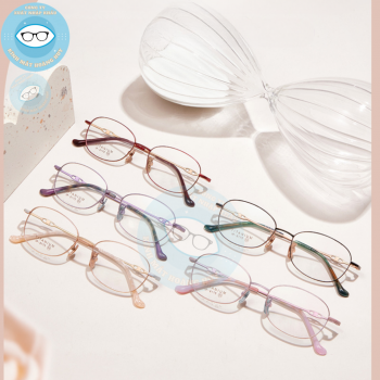 Gọng kính kim loại mã 6175